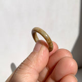 17.6mm A-Grade Russet Jadeite Ring Band No. 161839