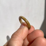 17.6mm A-Grade Russet Jadeite Ring Band No. 161839