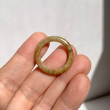 17.6mm A-Grade Russet Jadeite Ring Band No. 161839