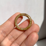 17.6mm A-Grade Russet Jadeite Ring Band No. 161839