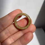 17.7mm A-Grade Russet Jadeite Ring Band No. 161840