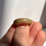 17.7mm A-Grade Russet Jadeite Ring Band No. 161840