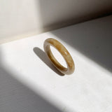 17.5mm A-Grade Russet Jadeite Ring Band No. 162593