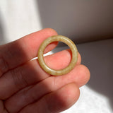 17.5mm A-Grade Russet Jadeite Ring Band No. 162593