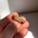 17.5mm A-Grade Russet Jadeite Ring Band No. 162593
