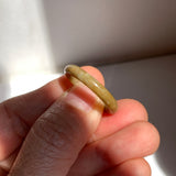 17.5mm A-Grade Russet Jadeite Ring Band No. 162593