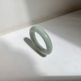 17.6mm A-Grade Light Green Jadeite Ring Band No. 161842