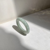 17.6mm A-Grade Light Green Jadeite Ring Band No. 161842