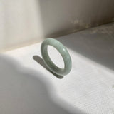 17.6mm A-Grade Light Green Jadeite Ring Band No. 161842