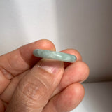 17.6mm A-Grade Light Green Jadeite Ring Band No. 161842