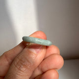 17.6mm A-Grade Light Green Jadeite Ring Band No. 161842
