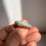 17.6mm A-Grade Light Green Jadeite Ring Band No. 161842