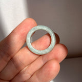 17.6mm A-Grade Light Green Jadeite Ring Band No. 161842