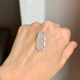 A-Grade White Jadeite Pea Pod Pendant No. 170893