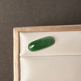 SOLD OUT: 4.4 cts A-Grade Natural Imperial Green Jadeite Saddle Piece No.130453