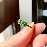 16.2mm Icy A-Grade Natural Imperial Green Jadeite Colour Galore Ring No.162621