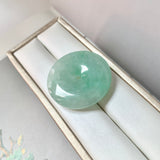 A-Grade Natural Green Jadeite Donut No.172905