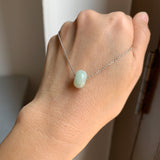 A-Grade Natural Light Green Jadeite Barrel No. 220601