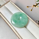 A-Grade Natural Green Jadeite Donut No.172906