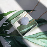 A-Grade Natural Lavender Jadeite Barrel No. 190274