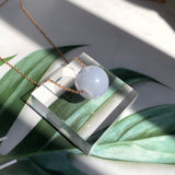 A-Grade Natural Lavender Jadeite Barrel No. 190274