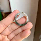 19.2mm A-Grade Multi-Colour Jadeite Ring Band No. 161651