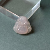 Icy A-Grade Natural Pink Jadeite Buddha Pendant No.171151