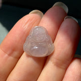 Icy A-Grade Natural Pink Jadeite Buddha Pendant No.171151