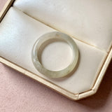 19.4mm A-Grade Light Yellow Jadeite Ring Band No. 161553