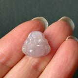 Icy A-Grade Natural Pink Jadeite Buddha Pendant No.170296