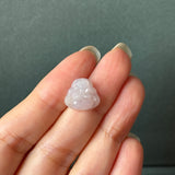 Icy A-Grade Natural Pink Jadeite Buddha Pendant No.170296