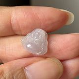 Icy A-Grade Natural Pink Jadeite Buddha Pendant No.170296