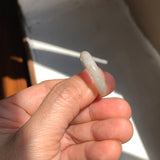 19.4mm A-Grade Light Yellow Jadeite Ring Band No. 161553