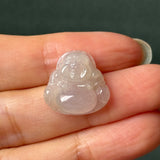 Icy A-Grade Natural Pink Jadeite Jade Buddha Pendant No.170394