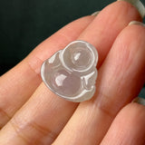 Icy A-Grade Natural Pink Jadeite Jade Buddha Pendant No.170394