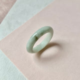 19.2mm A-Grade Light Green Jadeite Ring Band No. 161545