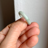 19.2mm A-Grade Light Green Jadeite Ring Band No. 161545
