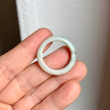 19.2mm A-Grade Light Green Jadeite Ring Band No. 161545