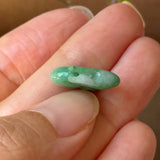 A-Grade Floral Imperial Green Jadeite Rabbit Pendant No. 172939