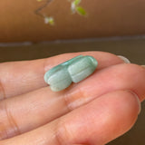 A-Grade Light Green Jadeite Rabbit Pendant No. 172940