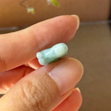 A-Grade Light Green Jadeite Rabbit Pendant No. 172940
