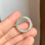 17.2mm A-Grade Tri-Colour Jadeite Ring Band No. 161850