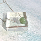 A-Grade Natural Green Blue Jadeite Barrel No. 220603