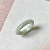 17.2mm A-Grade Light Green Jadeite Ring Band No. 161867