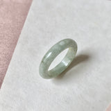 17.2mm A-Grade Light Green Jadeite Ring Band No. 161867