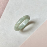17.2mm A-Grade Light Green Jadeite Ring Band No. 161867