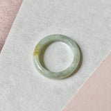 17.2mm A-Grade Light Green Jadeite Ring Band No. 161867