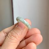 17.2mm A-Grade Light Green Jadeite Ring Band No. 161867