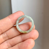 17.2mm A-Grade Light Green Jadeite Ring Band No. 161867