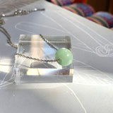 SOLD OUT: A-Grade Natural Green Blue Jadeite Barrel No. 220604